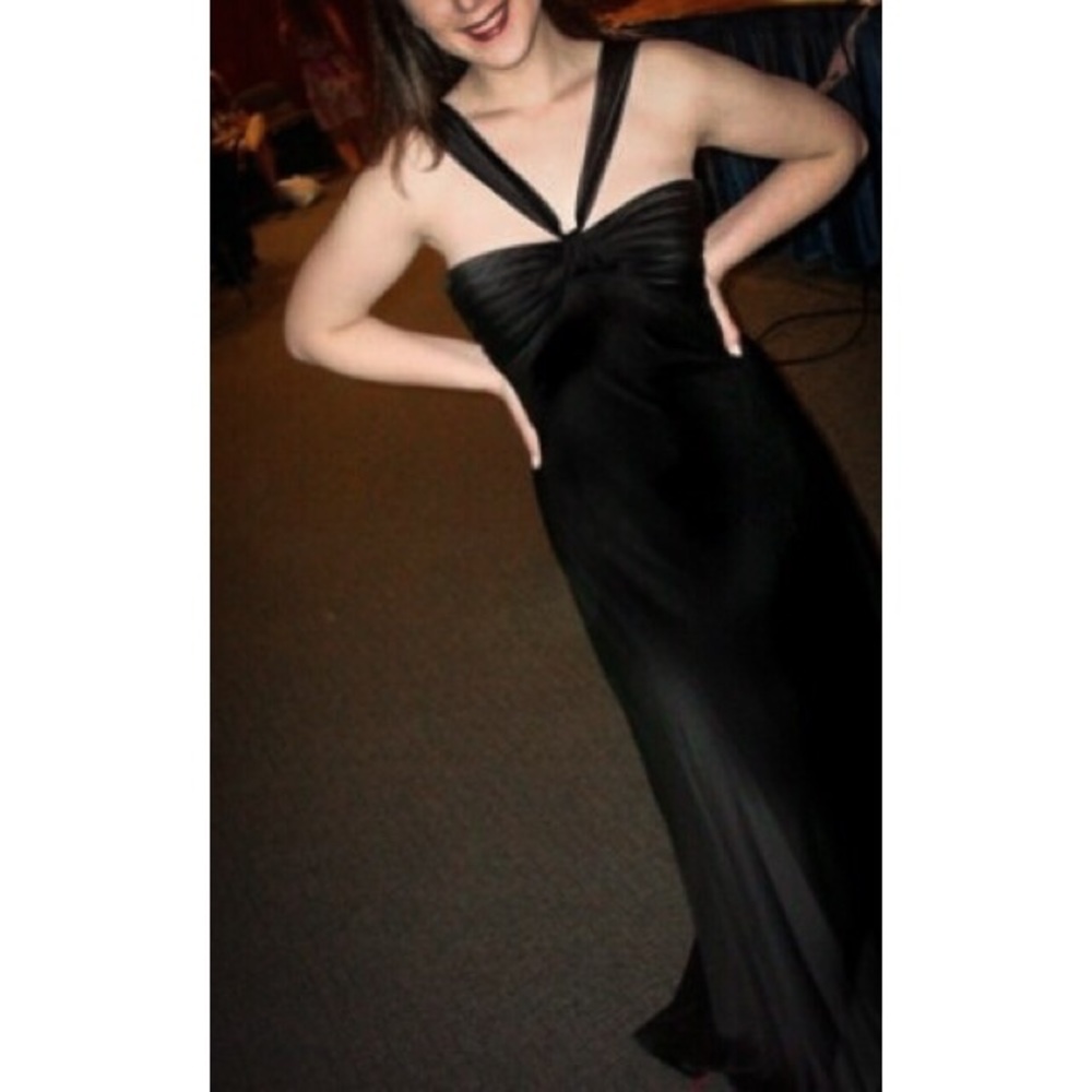 Calvin Klein - Black Silk Gown